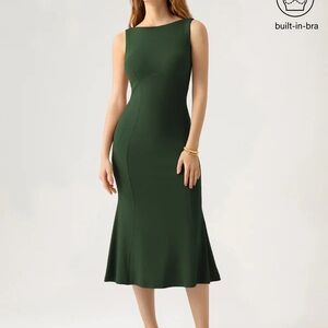 OGL Plantive® Bustier Open-Back Brami Mermaid Dress - Navy